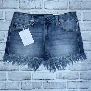 NWT KanCan Frayed Hem Shorts